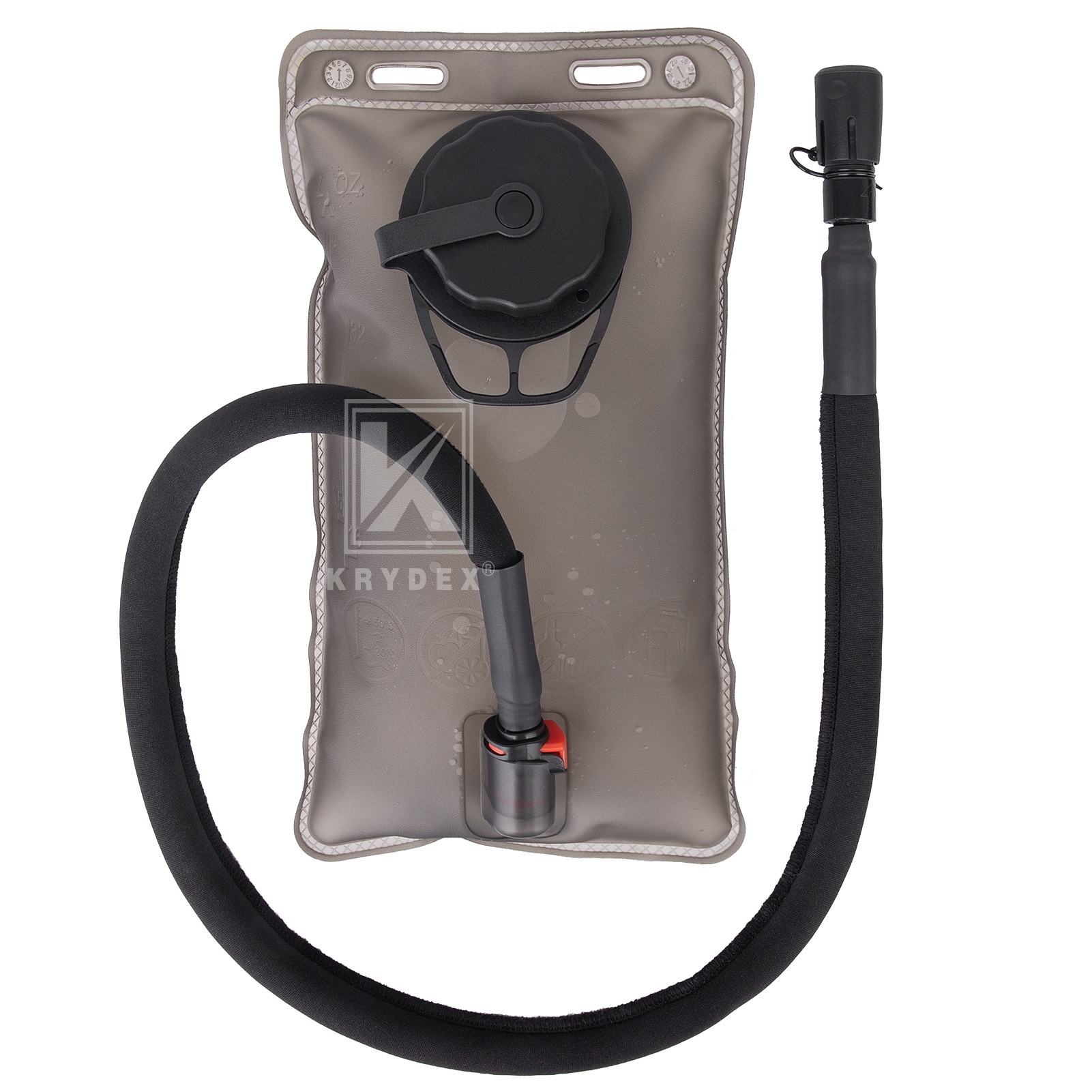 KRYDEX Tactical 1L Hydration Pack w/34oz TPU Bladder & MOLLE for Vest/Hiking MC