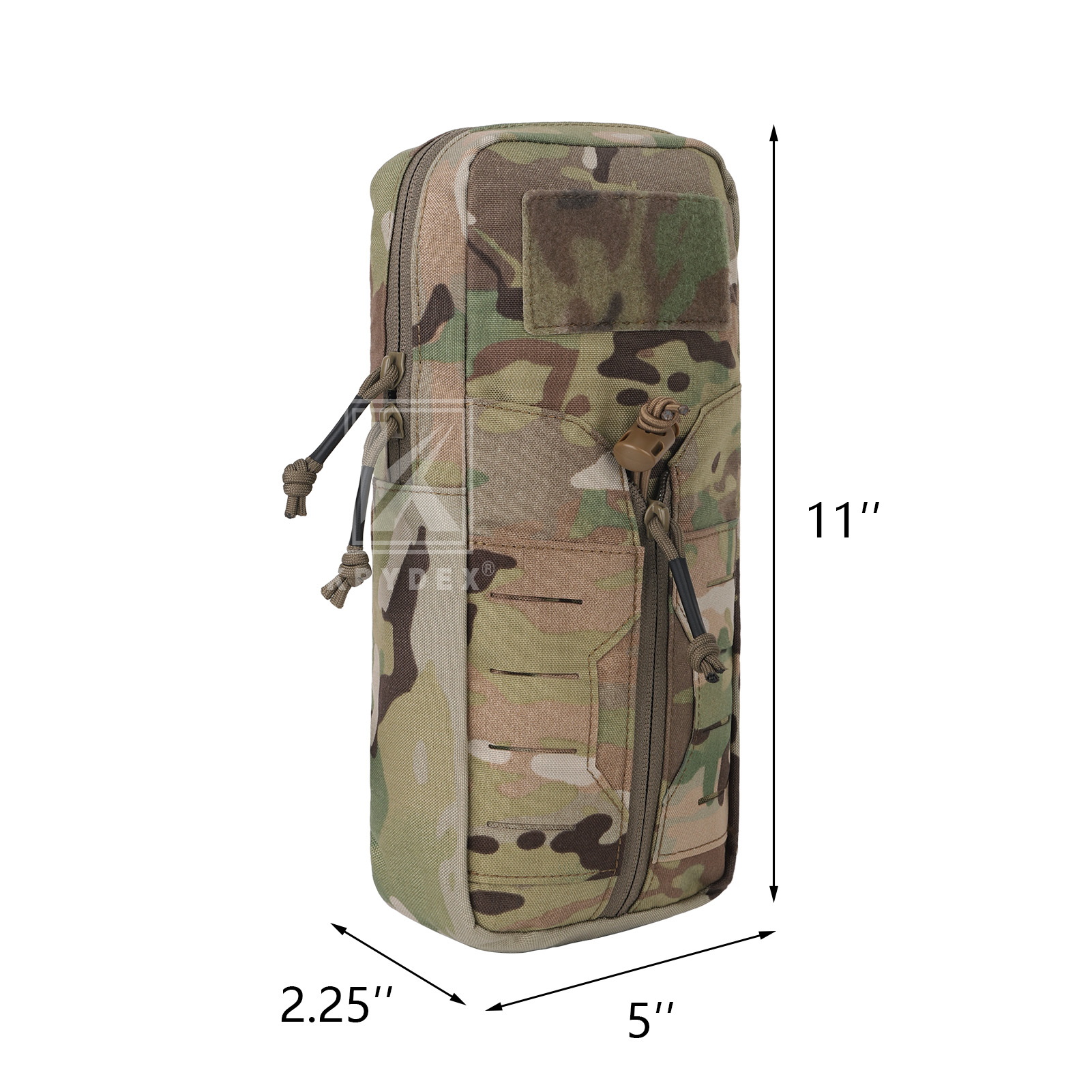 KRYDEX Tactical 1L Hydration Pack w/34oz TPU Bladder & MOLLE for Vest/Hiking MC