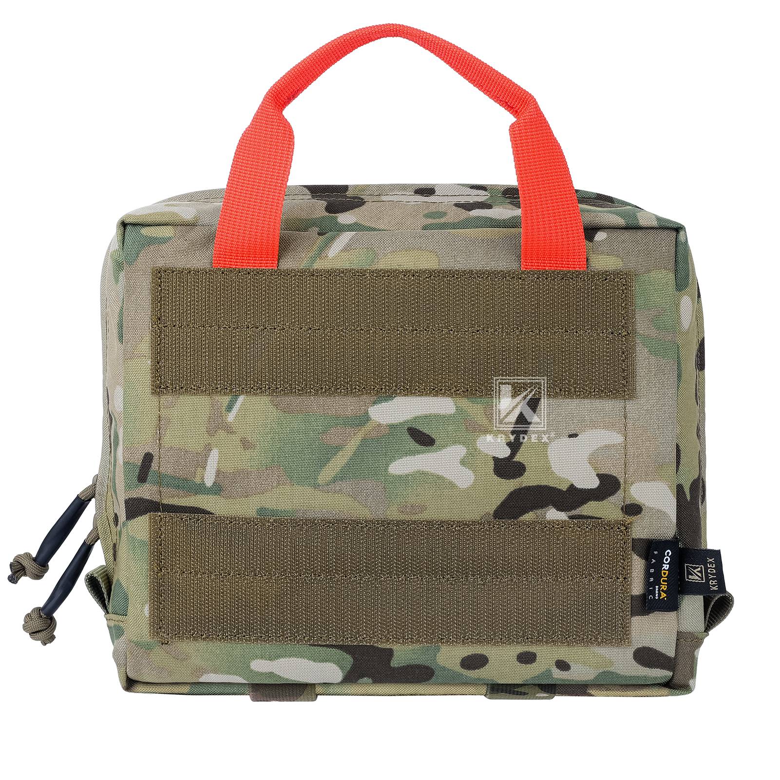 KRYDEX Clear Top Insert Pouch Organizer Hook Back Packing Travel Backpack Cube