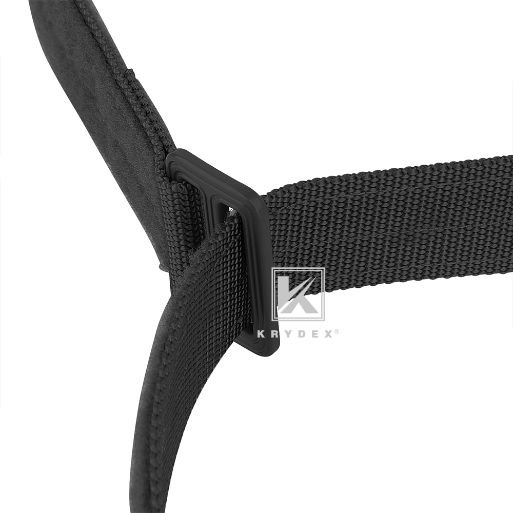 KRYDEX Tactical Base Belt EDC Under Belt Inner Belt 1.5inch Duty Concealed Carry Black