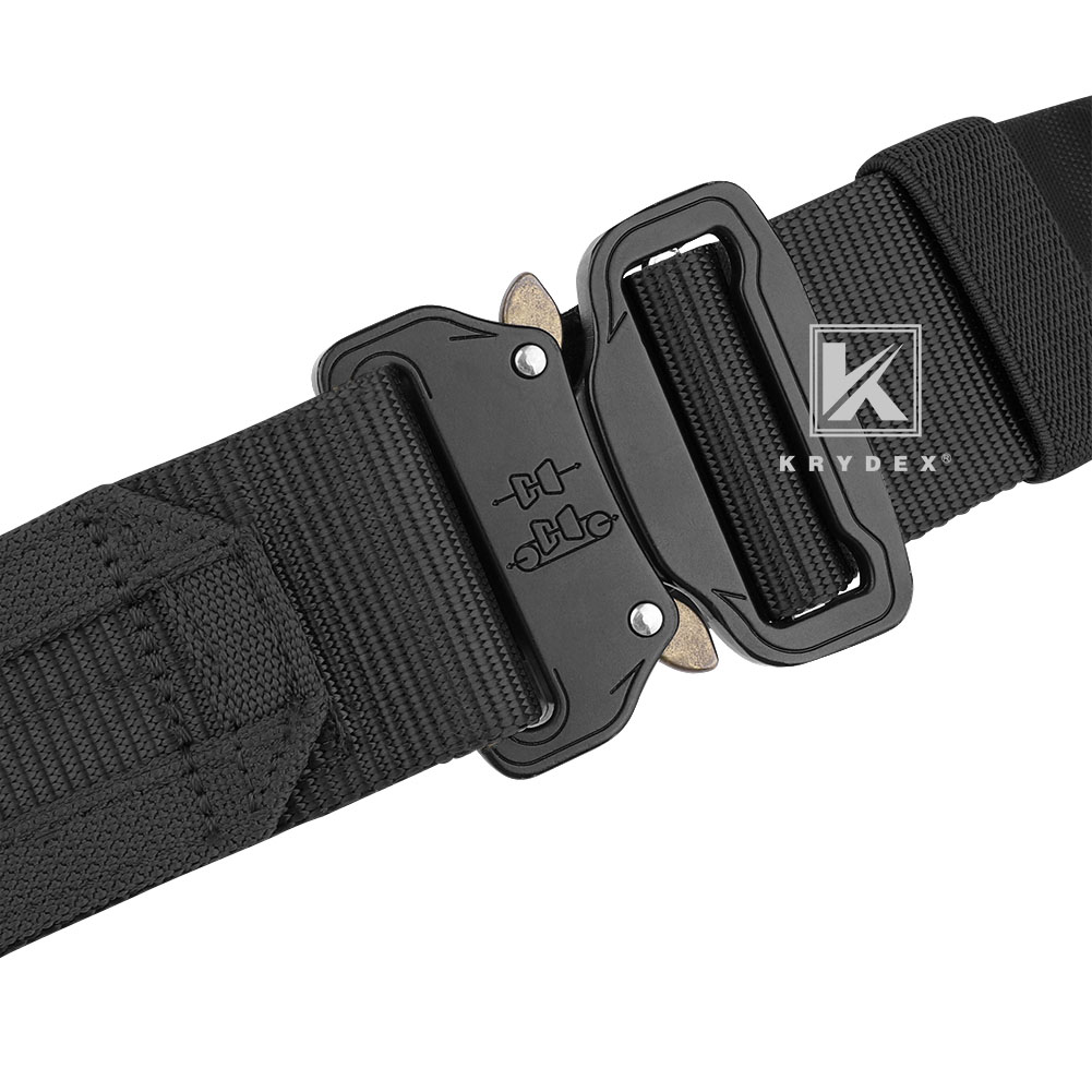 KRYDEX Tactical Belt 1.75 in Heavy Rigger Duty Belt Quick Release MOLLE