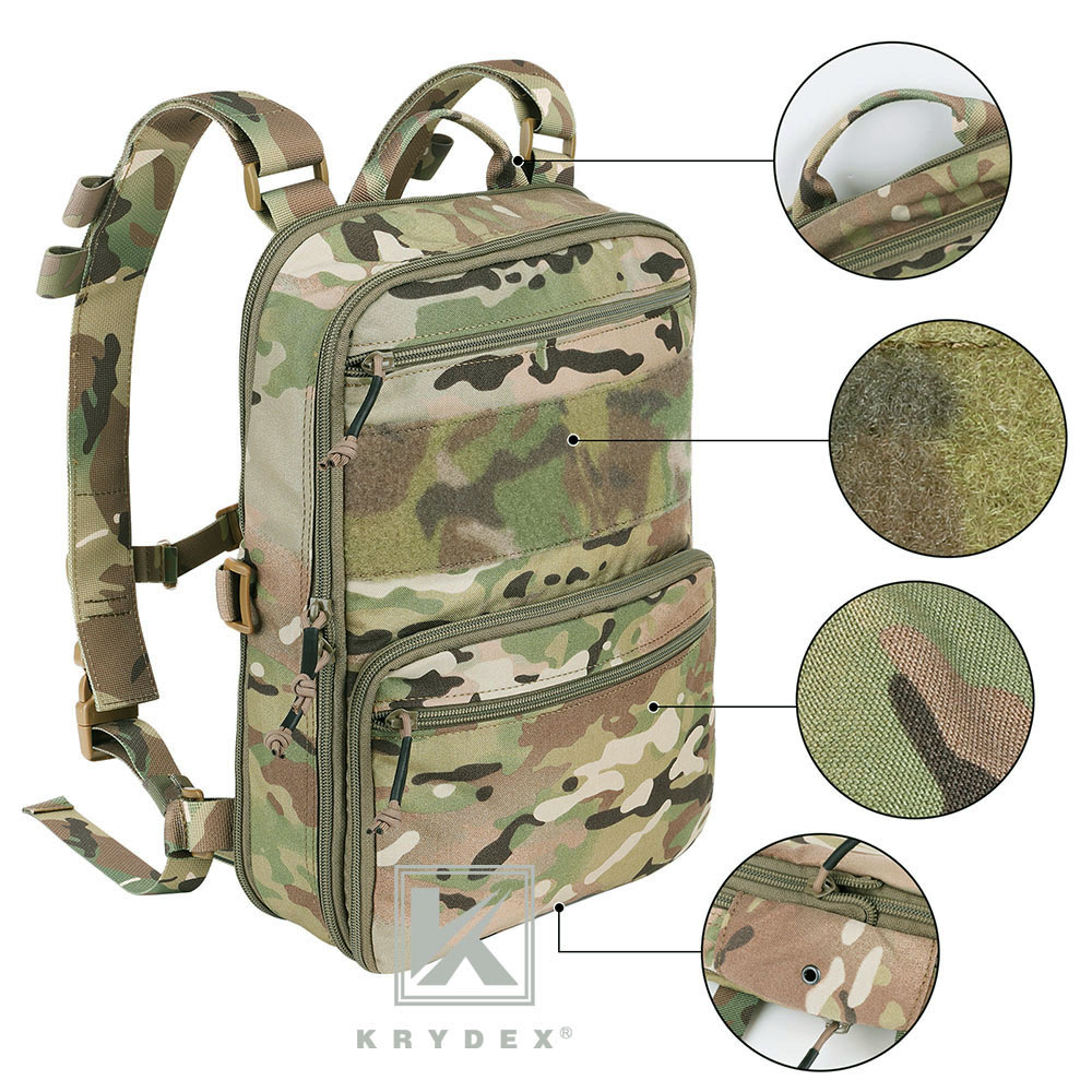KRYDEX Tactical D3CR Chest Rig Harness Vest D3 Flatpack Backpack MOLLE Rucksack