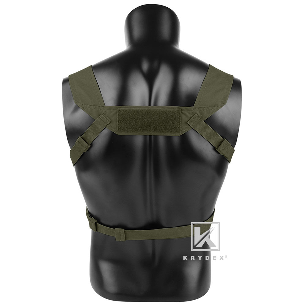 KRYDEX Fat Strap H Harness Shoulder & Back Strap for MK3 Chest Rig Ranger Green