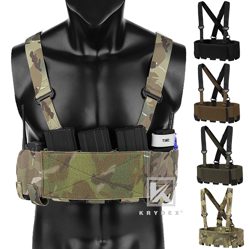 KRYDEX Concealed Carry Low-Vis Ready Chest Rig Elastic KRYDEX Concealed Carry Low-Vis Ready Chest Rig Elastic