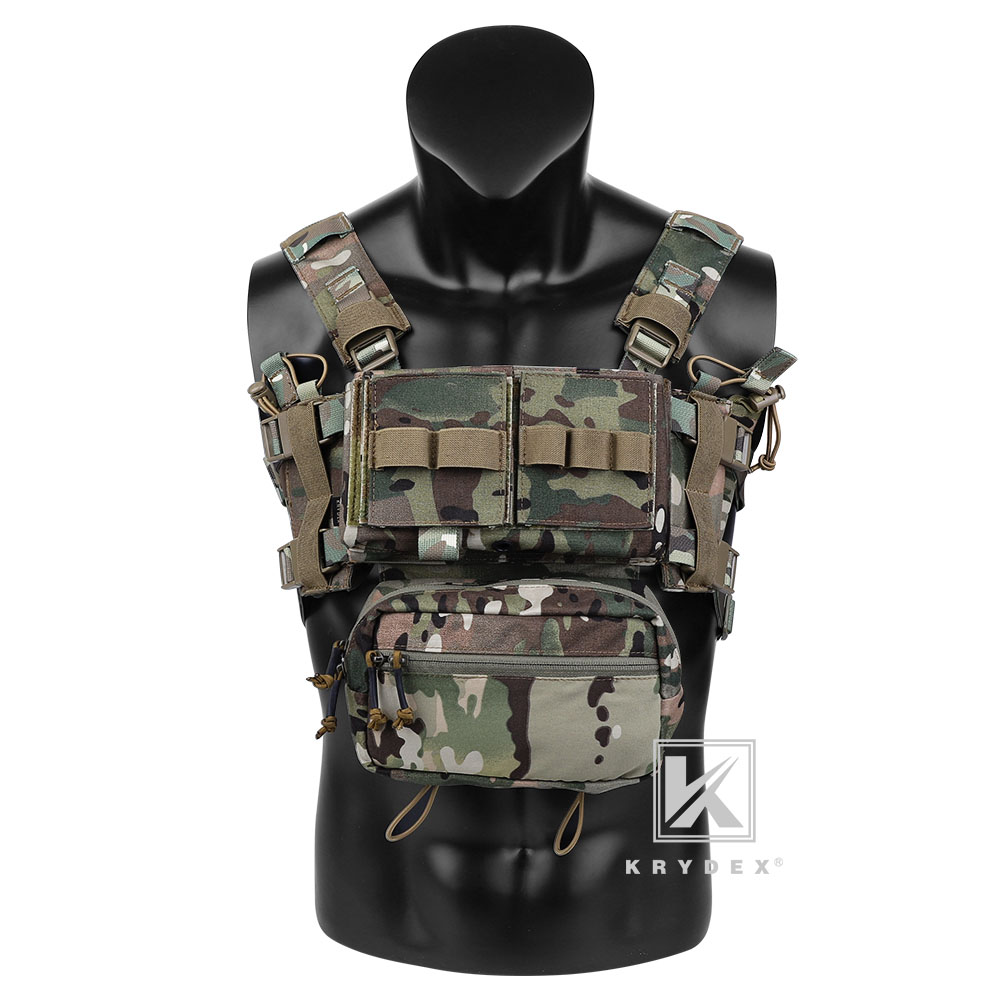 KRYDEX MK3 MK4 Micro Fight Chest Rig Chassis Tactical Carrier with Mag ...