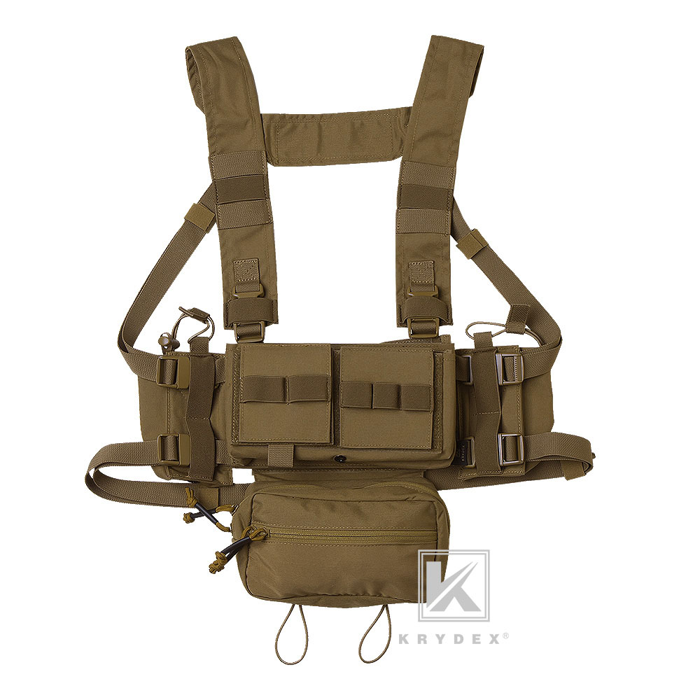 KRYDEX MK3 MK4 Micro Fight Chest Rig Tactical Chassis Carrier Coyote ...