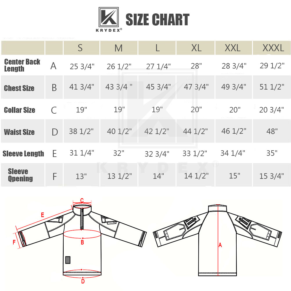 KRYDEX Gen3 Combat Shirt Long Sleeve with Tactical Elbow Pads Tops Airsoft