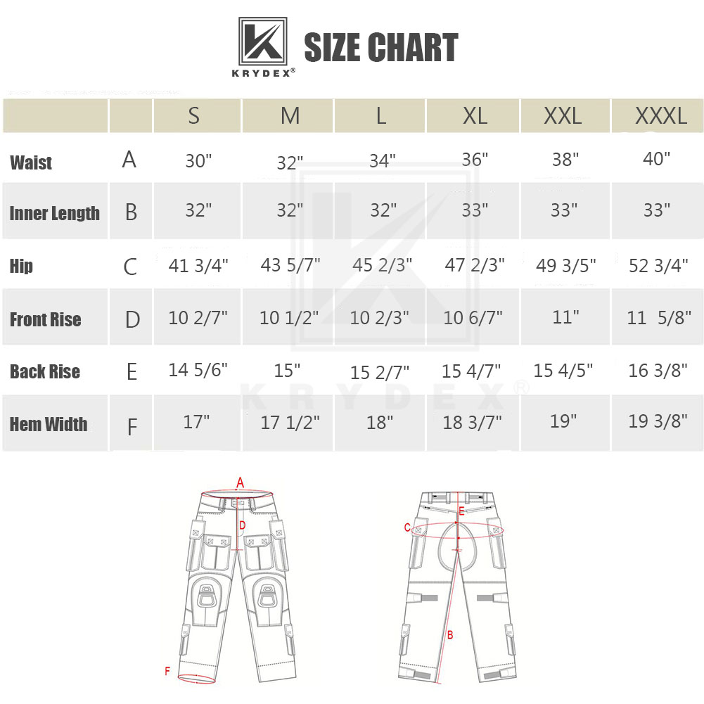 KRYDEX G3 Combat Uniform Tactical BDU Shirt & Pants with Knee Pads Ranger Green
