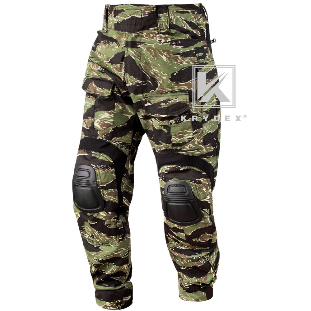 KRYDEX Gen3 Combat Trousers & Knee Pads Tactical Pants Tiger