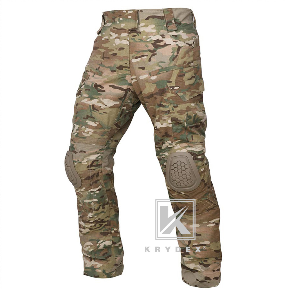 KRYDEX Gen4 Combat Trouser Men Tactical Pants Knee Pads Army Paintball Clothing
