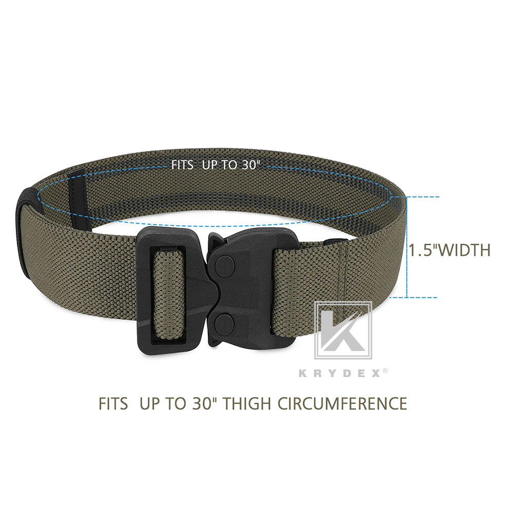 KRYDEX Tactical Thigh Strap 1.5 in Elastic Leg Strap Quick
