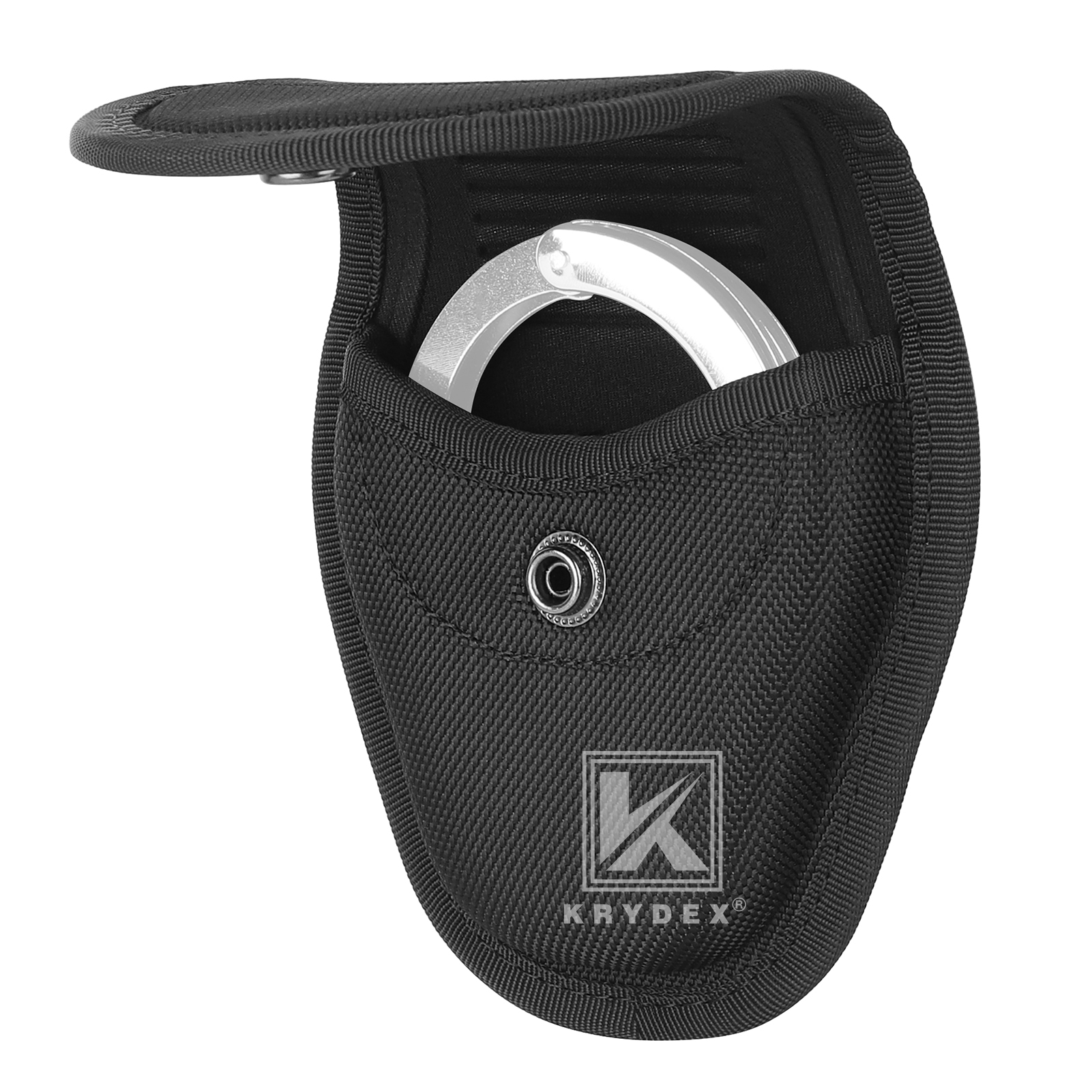 KRYDEX Hidden Snap Nylon Handcuff Pouch, Cuff Case Fits 2-2.25