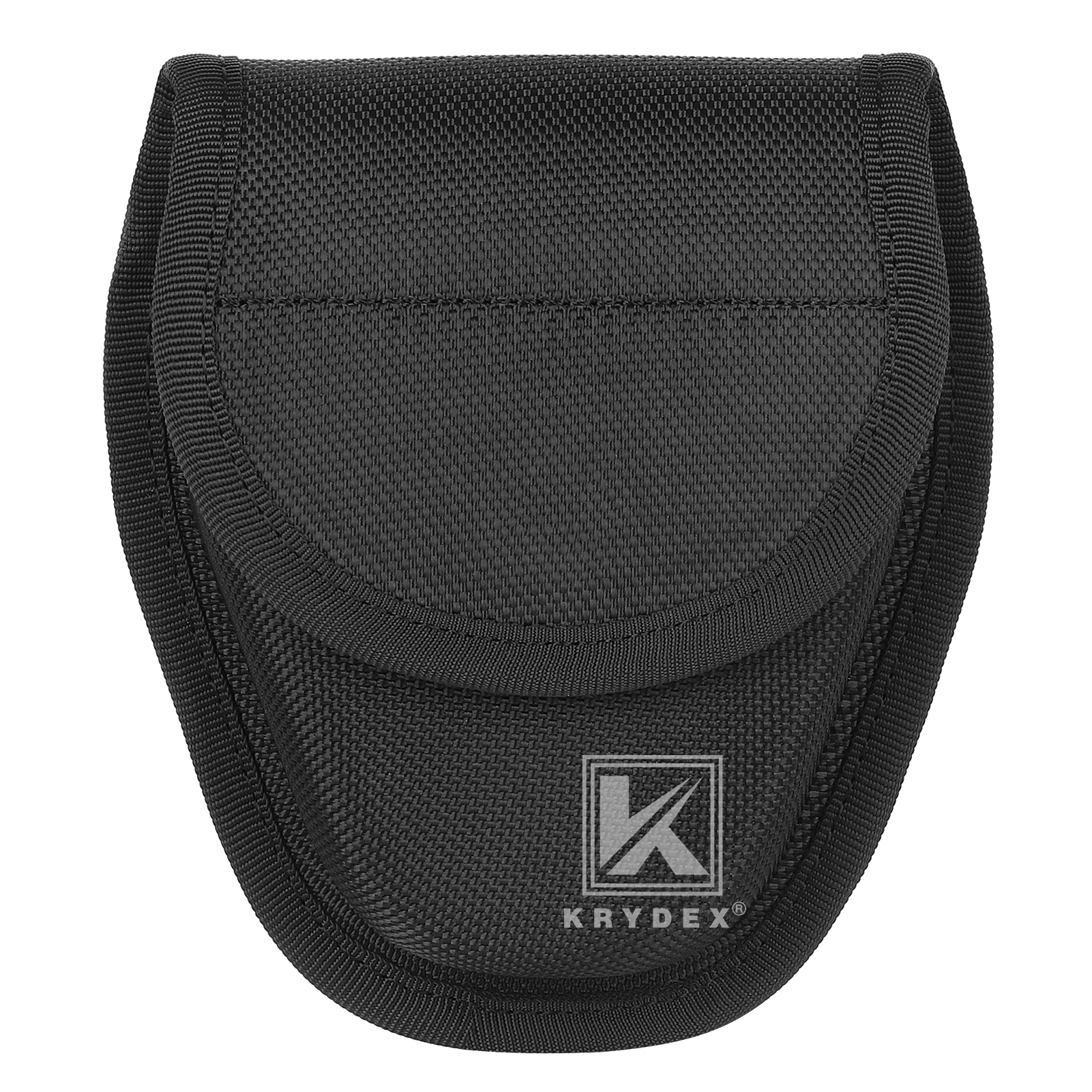 KRYDEX Double Handcuff Pouch Hidden Snap Cuff Case Fits Duty Belt for Police