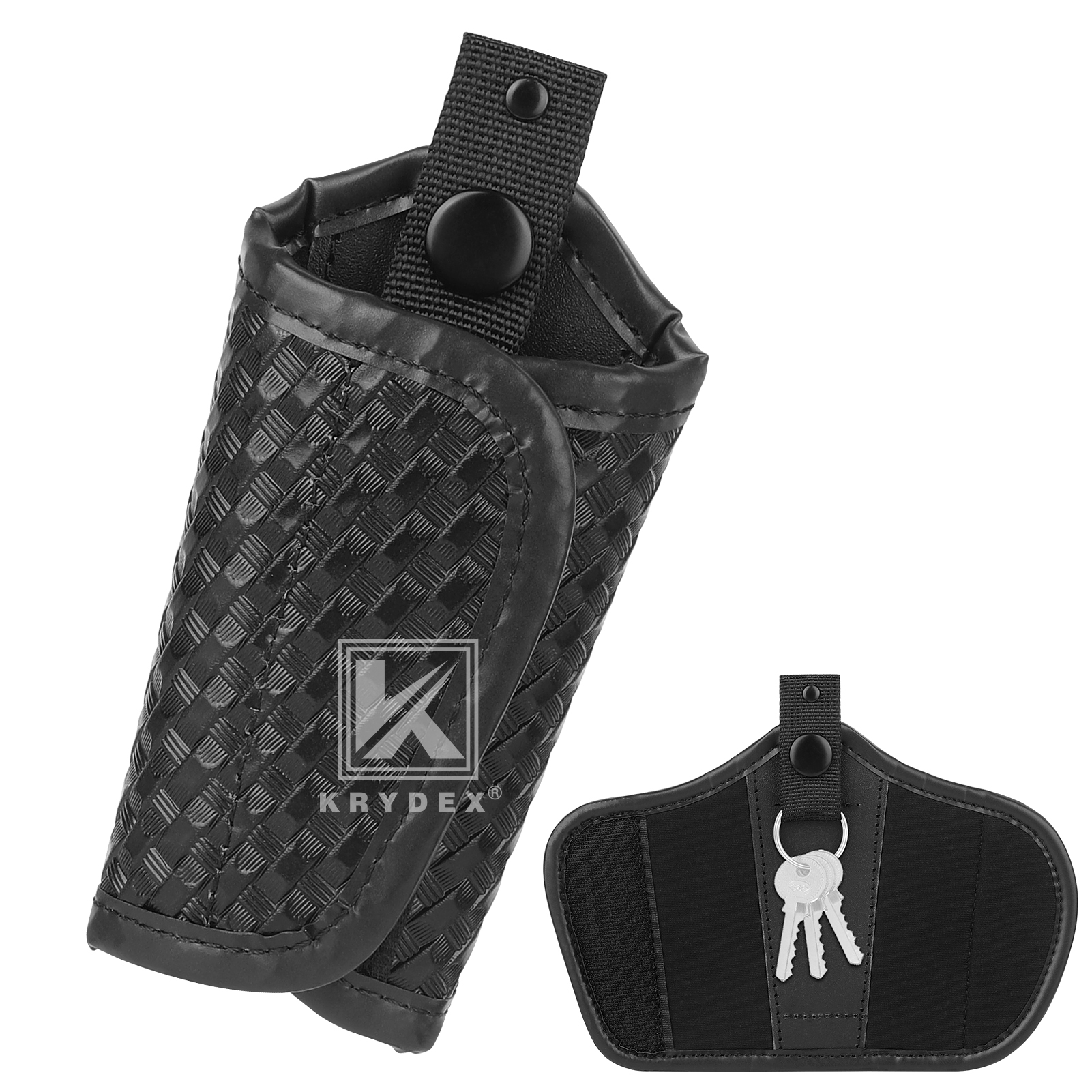 KRYDEX Accumold Slient Key Holder for 2” & 2.25” Duty Belt Police Key Keeper
