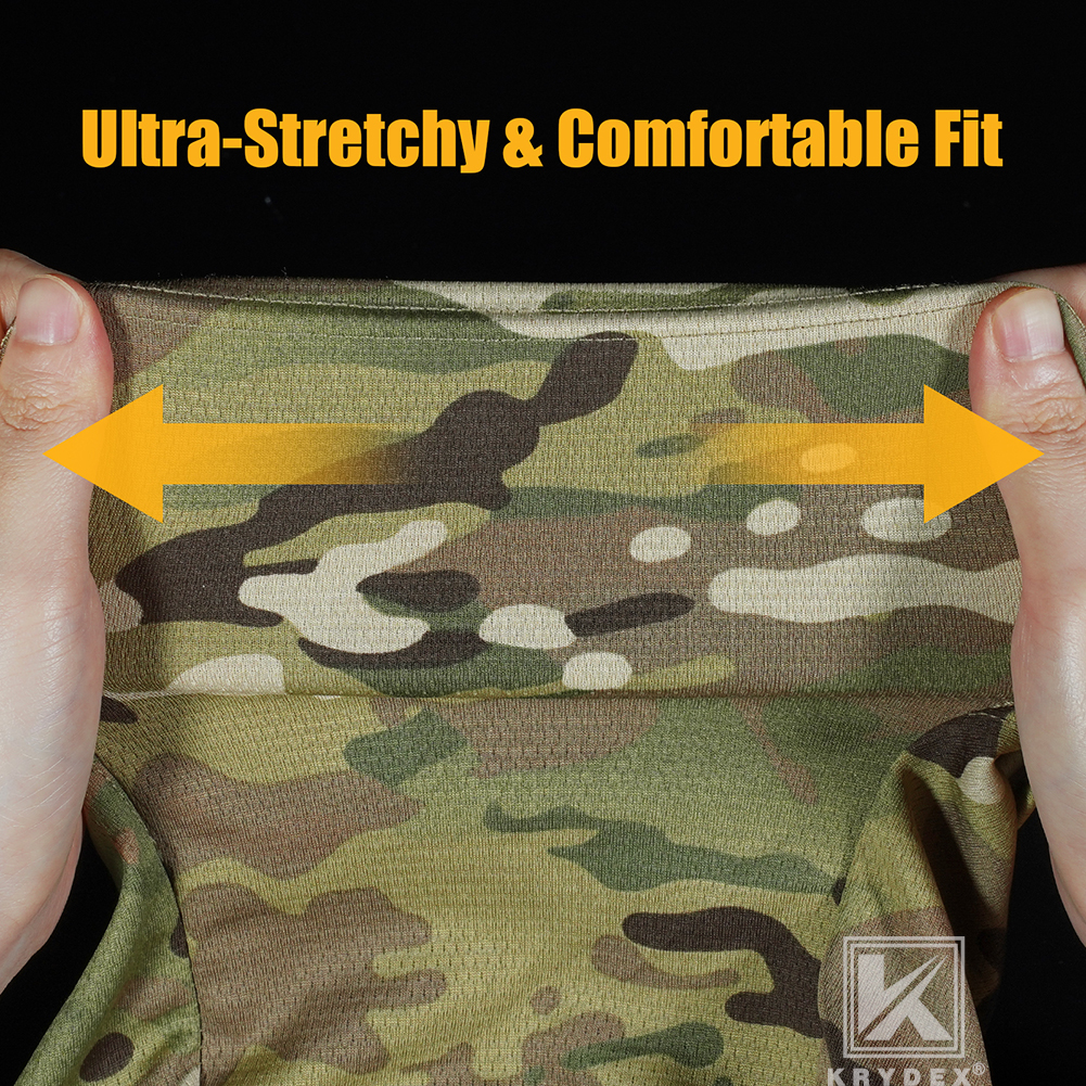 KRYDEX Tactical Face Mask Balaclava Camouflage Full Head Neck Wrap Quick Dry