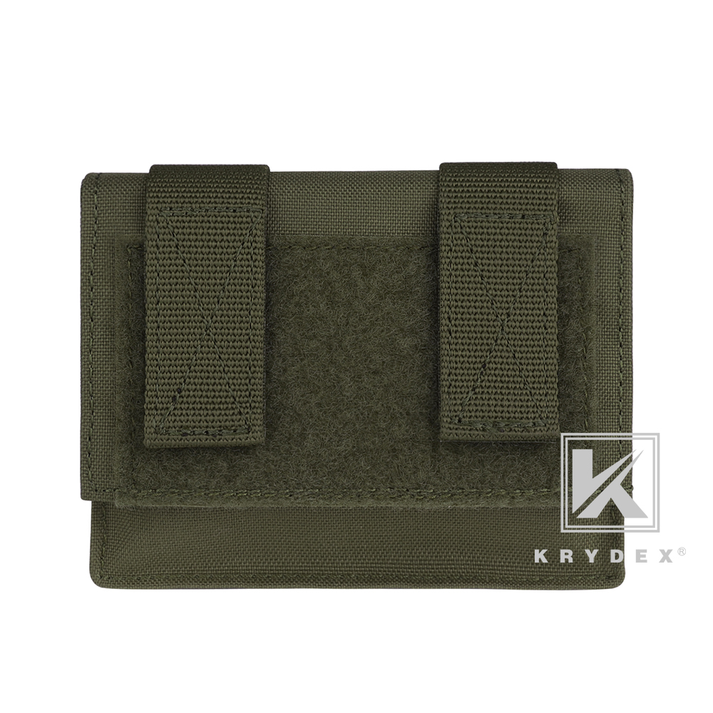 KRYDEX Tactical Counterweight Pouch NVG Battery Carrier for OPS FAST Helmet Ranger Green