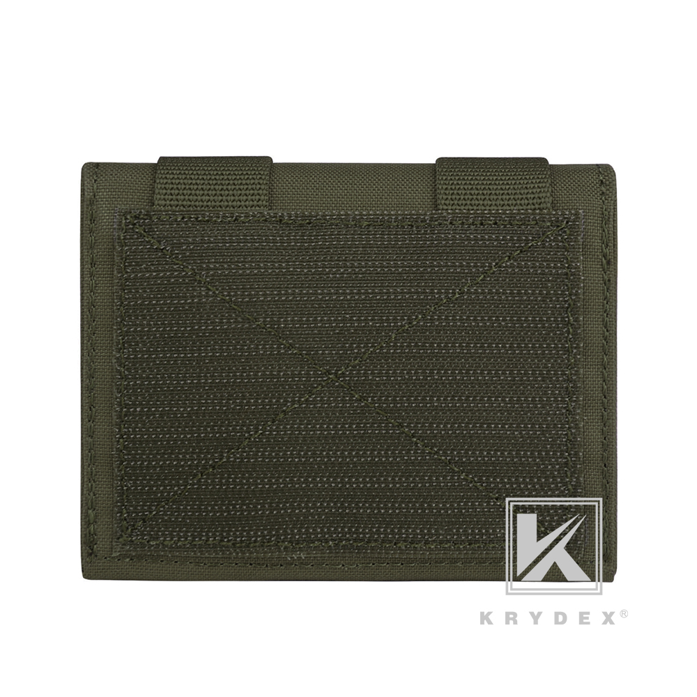 KRYDEX Tactical Counterweight Pouch NVG Battery Carrier for OPS FAST Helmet Ranger Green