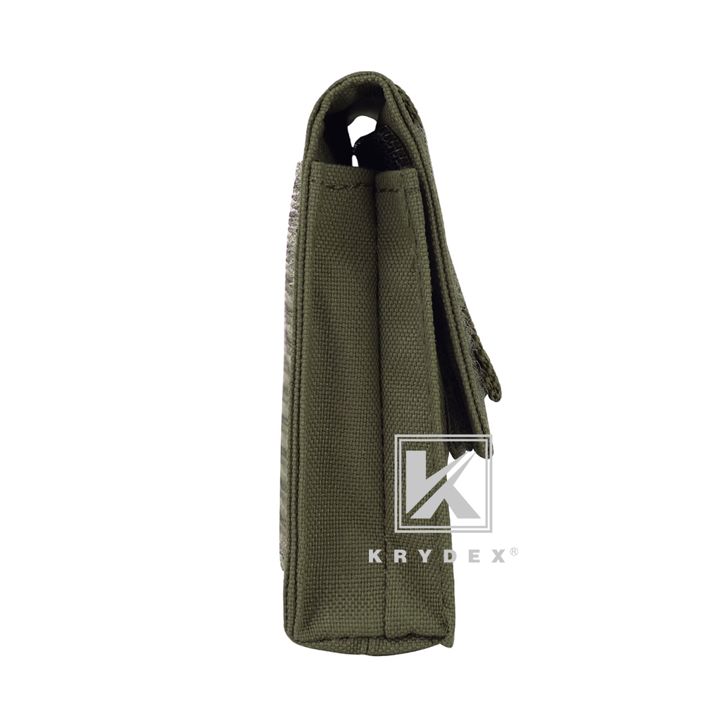 KRYDEX Tactical Counterweight Pouch NVG Battery Carrier for OPS FAST Helmet Ranger Green