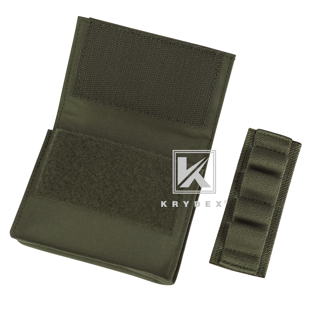 KRYDEX Tactical Counterweight Pouch NVG Battery Carrier for OPS FAST Helmet Ranger Green