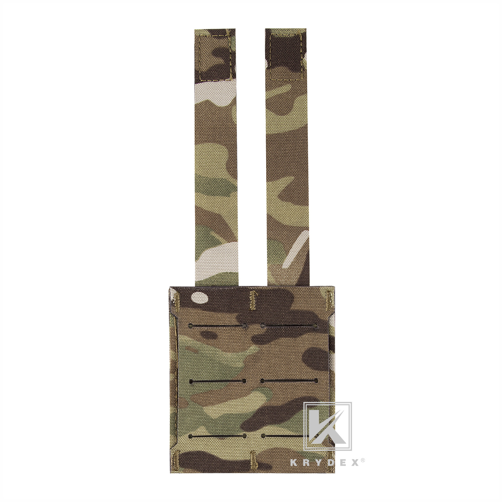 thumbnail image 2 of KRYDEX Tactical 9mm Pistol Magazine Pouch – MOLLE Compatible, Ambidextrous, Holds 2 Mags 2 of 4