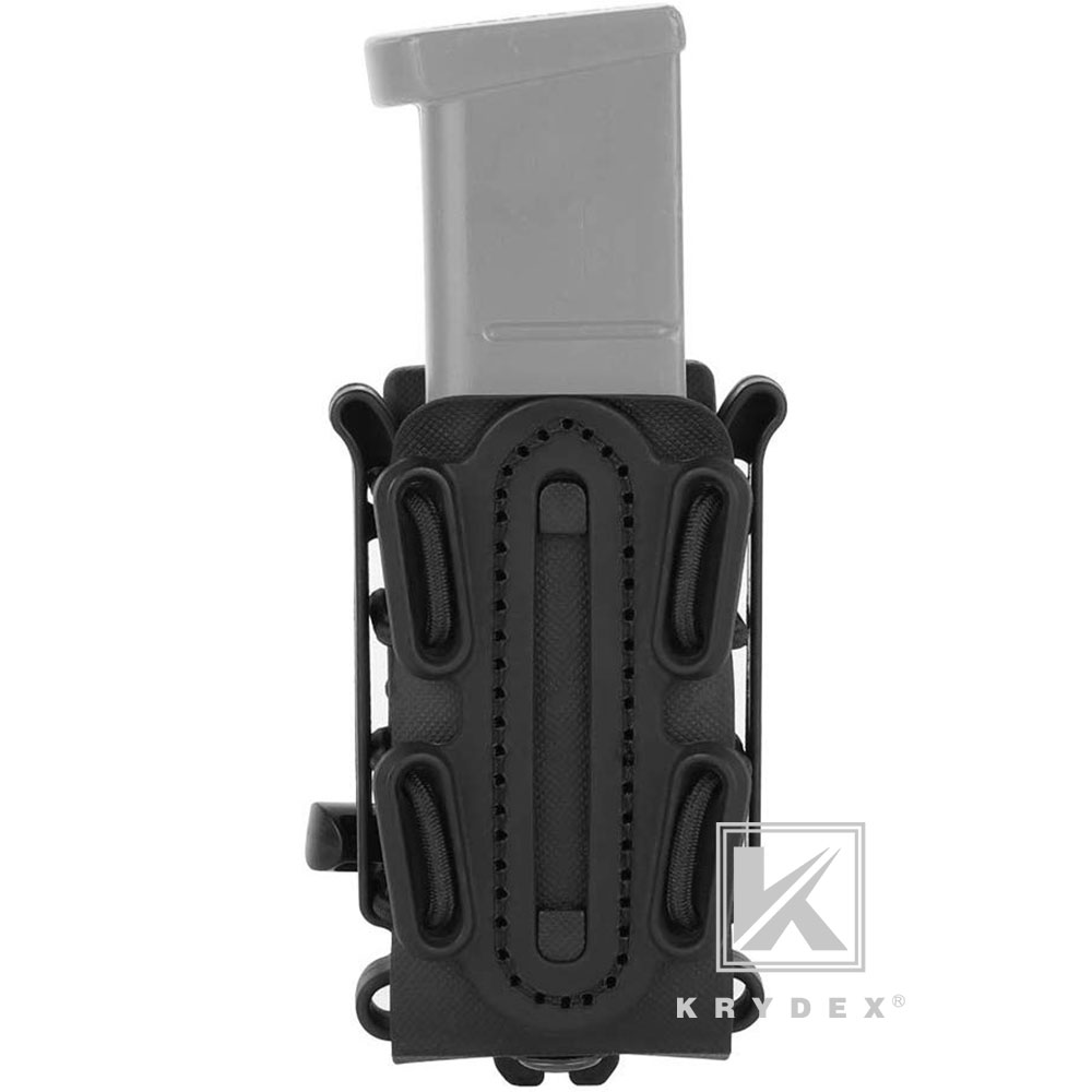 KRYDEX Soft Shell Scorpion 9mm Pistol Mag Pouch Tactical Magazine Holster Short