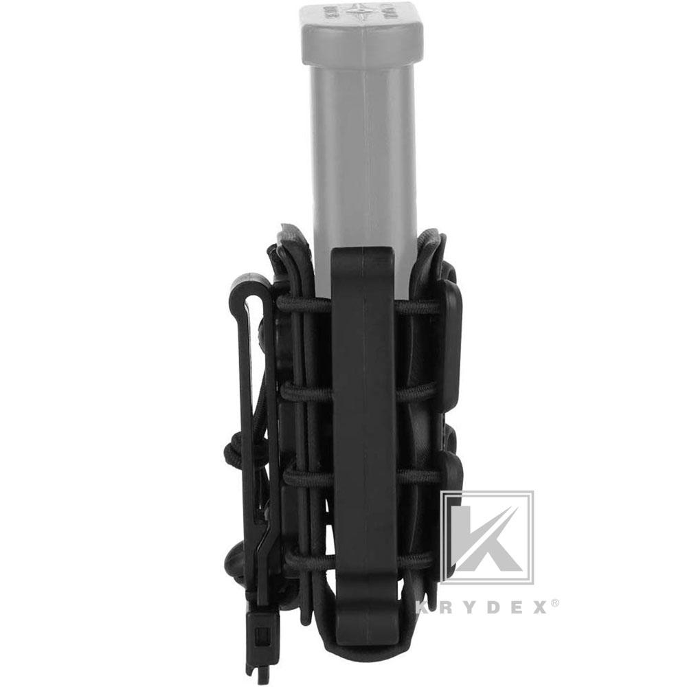 KRYDEX Soft Shell Scorpion 9mm Pistol Mag Pouch Tactical Magazine Holster Short