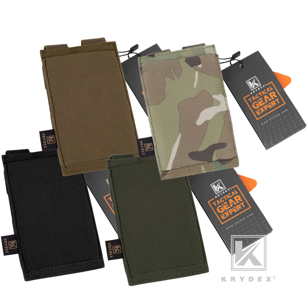 KRYDEX Single 5.56 Open Top Mag Pouch Tactical Magazine Pouch Hold Carrier MOLLE