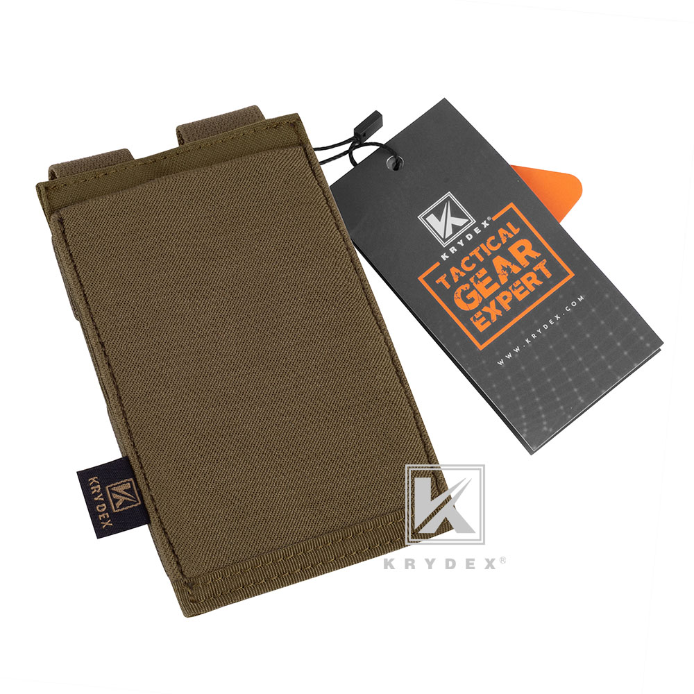 KRYDEX Single 5.56 Open Top Mag Pouch Tactical Magazine Pouch Hold Carrier MOLLE