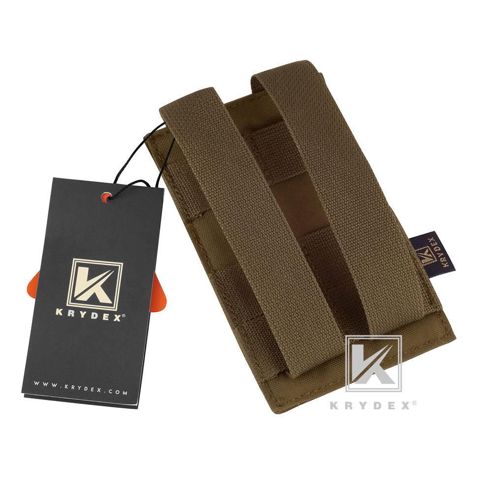 KRYDEX Single 5.56 Open Top Mag Pouch Tactical Magazine Pouch Hold Carrier MOLLE