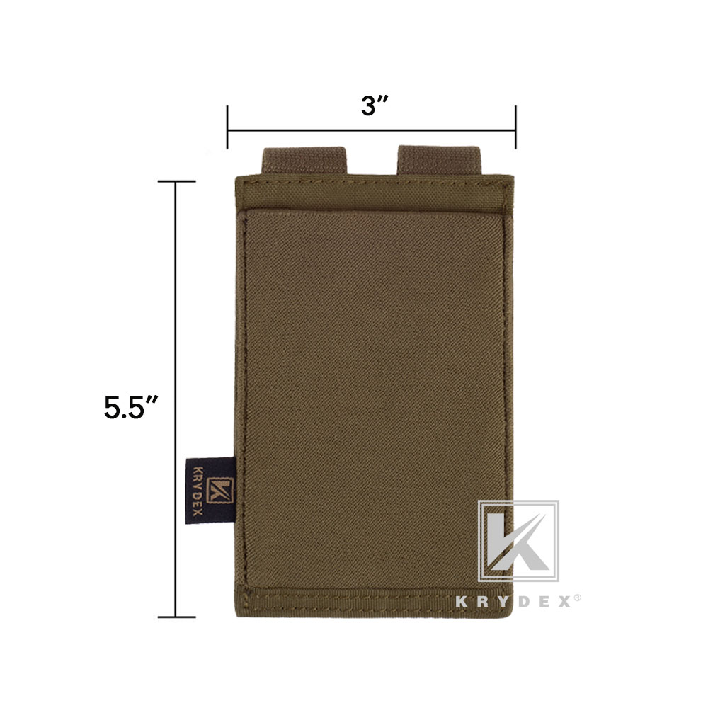 KRYDEX Single 5.56 Open Top Mag Pouch Tactical Magazine Pouch Hold Carrier MOLLE