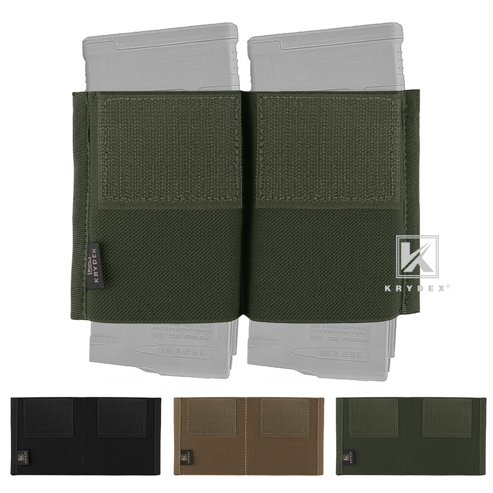 KRYDEX Double 7.62 Mag Magazine Elastic Insert for Micro Fight MK3 MK4 Chest Rig