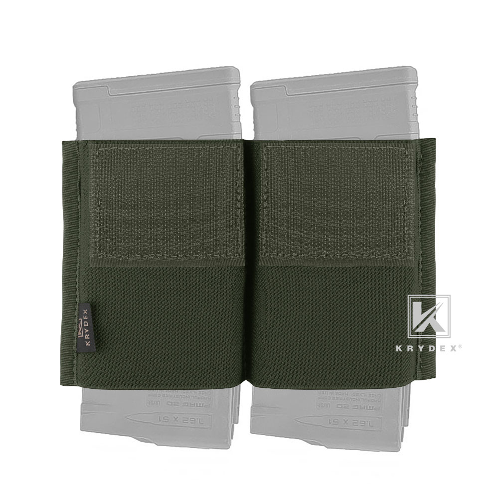 KRYDEX Double 7.62 Mag Magazine Elastic Insert for Micro Fight MK3 MK4 Chest Rig