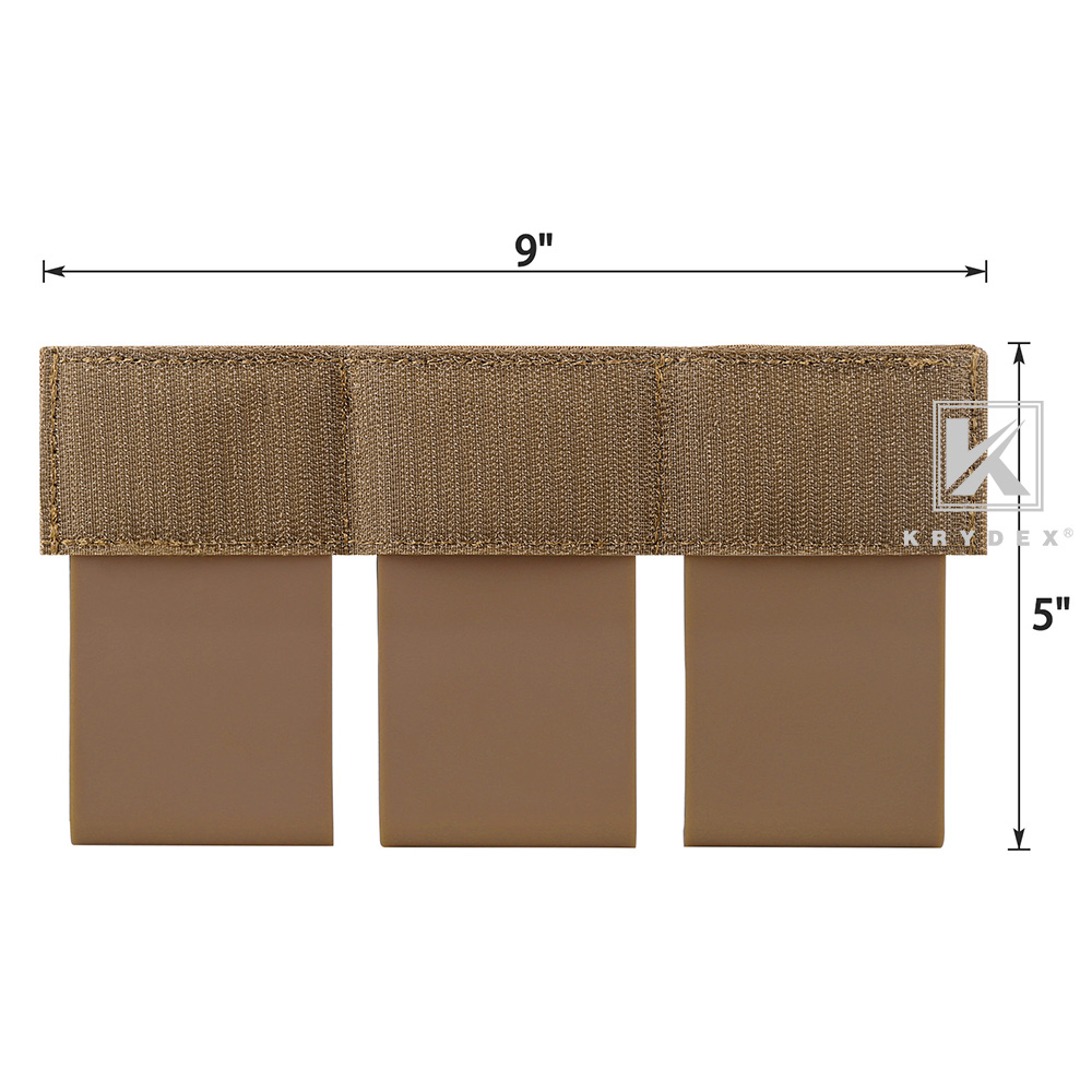 thumbnail image 2 of KRYDEX Tactical 5.56 Triple Mag Kydex Insert Pouch For D3CR Chest Rig Placard 2 of 3