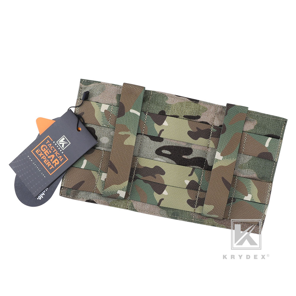 Krydex Tactical Triple 5.56 Open Top Mag Pouch Magazine Holster Carrier MOLLE