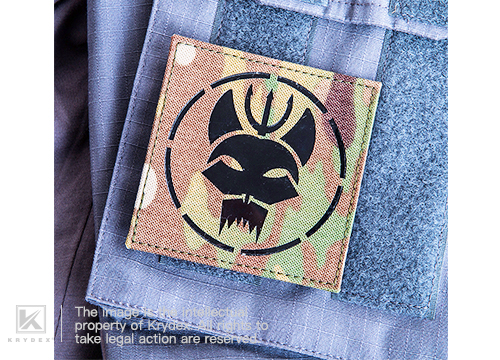 KRYDEX Seal Special Force Badge Seal Fox Military Patches Square Morale Badges KRYDEX Seal Special Force Badge Seal Fox Military Patches Square Morale Badges