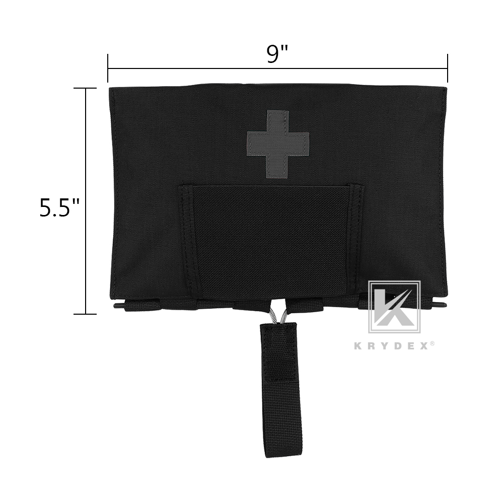 Krydex LBT-9022B-T First Aid Kit Pouch MOLLE Medical Tool Bag Case storage Black