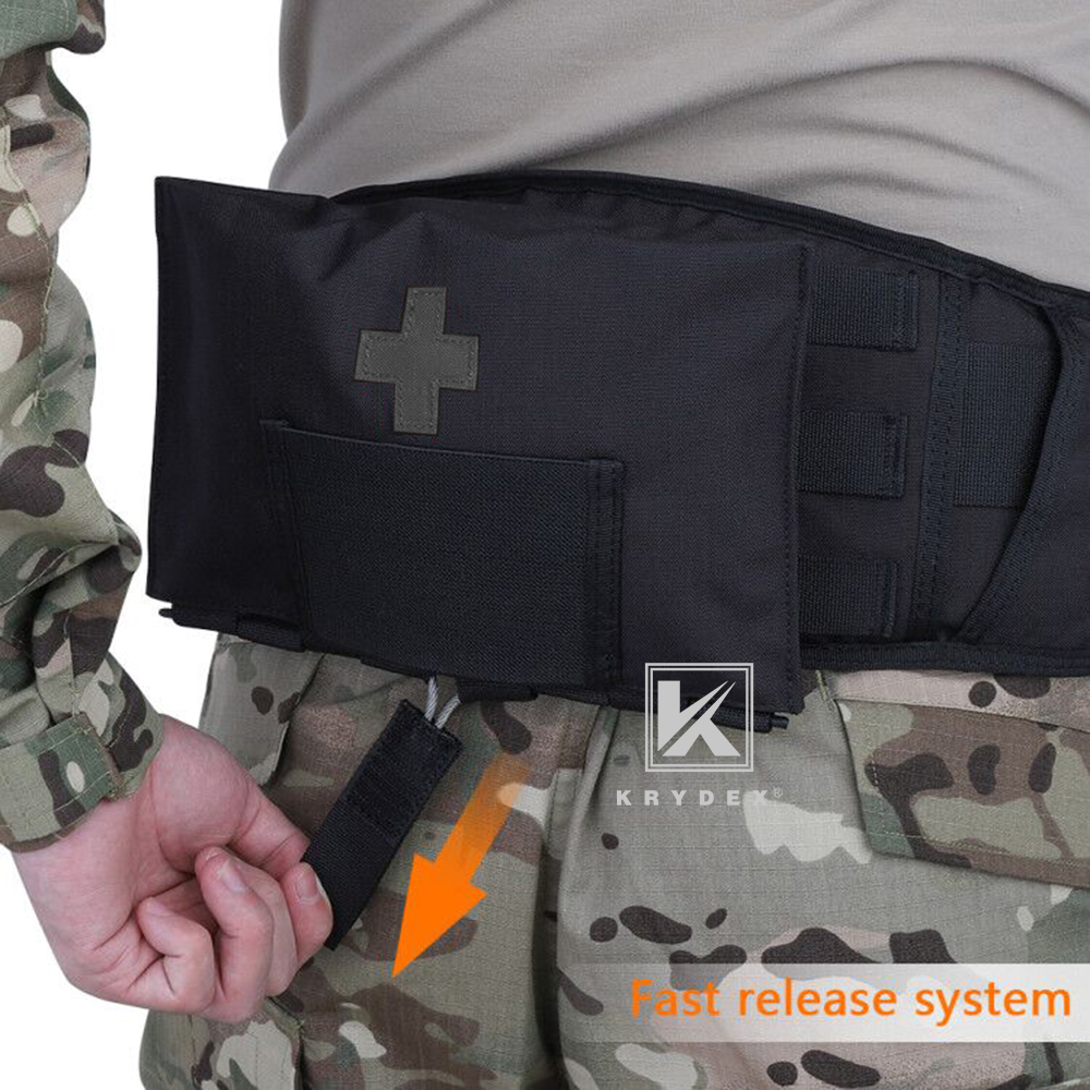 Krydex LBT-9022B-T First Aid Kit Pouch MOLLE Medical Tool Bag Case storage Black