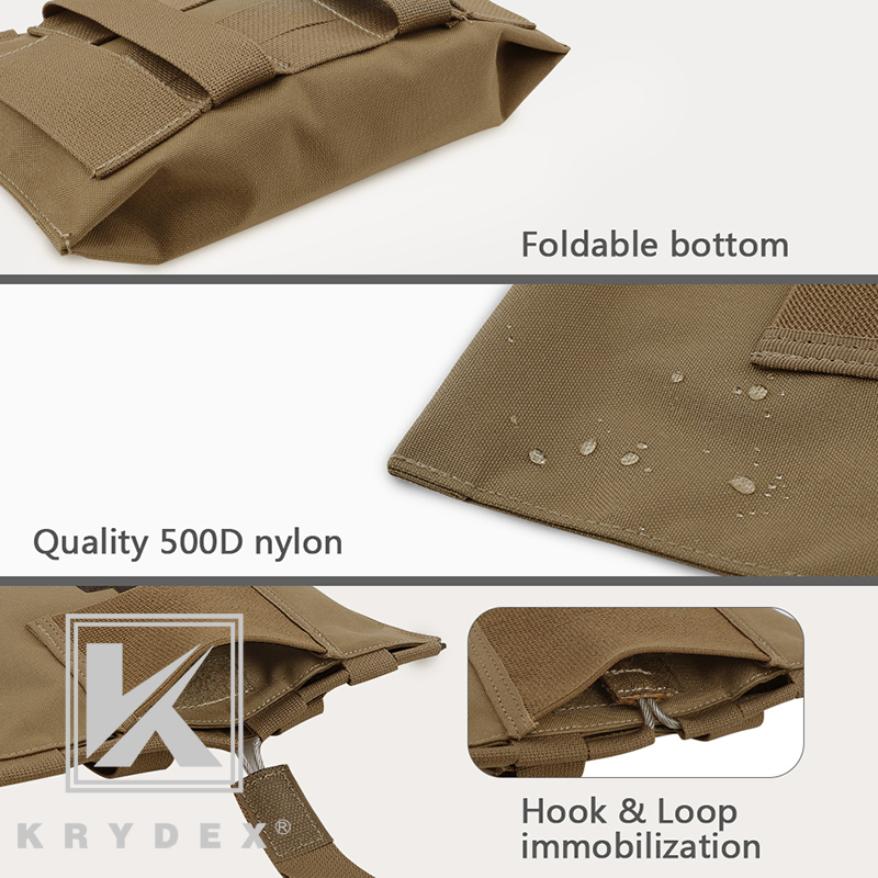 KRYDEX LBT-9022B-T First Aid Kit Pouch MOLLE Medical Bag Storage Coyote Brown