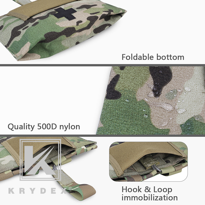 Krydex LBT-9022B-T First Aid Kit Pouch MOLLE Medical Tool Bag storage Multicam 