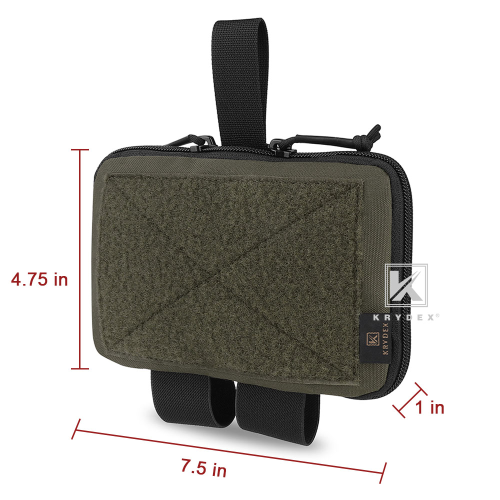 KRYDEX Plate Carrier Tactical Heavy Duty MOLLE Vest Ranger Green w Mag Pouch