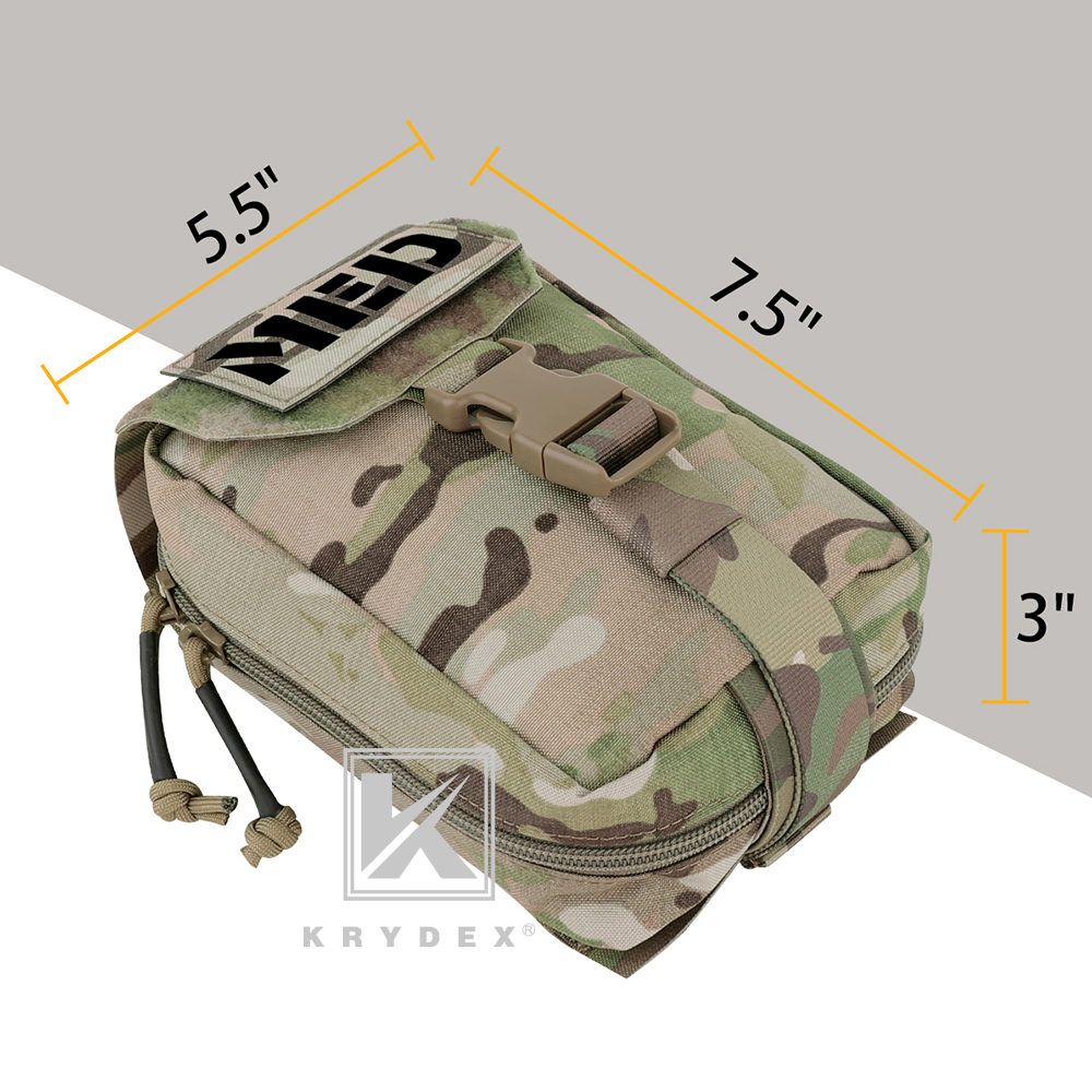 KRYDEX Rip Away IFAK Pouch MED EMT First Aid Trauma Kit Pack Fit BELT / MOLLE