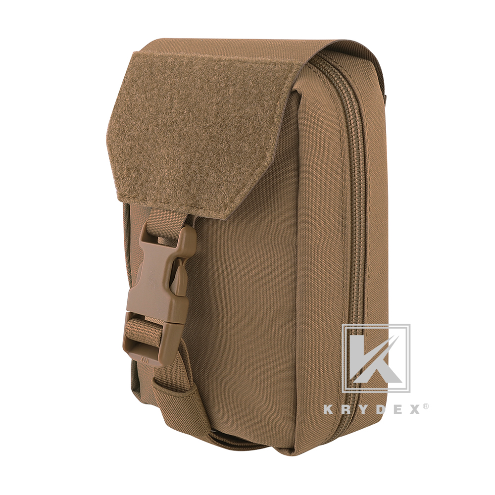 KRYDEX Rip Away IFAK Pouch MED EMT First Aid Trauma Kit Pack Fit BELT / MOLLE Coyote Brown