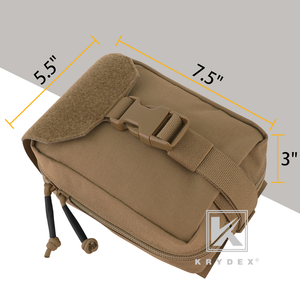 KRYDEX Rip Away IFAK Pouch MED EMT First Aid Trauma Kit Pack Fit BELT / MOLLE Coyote Brown