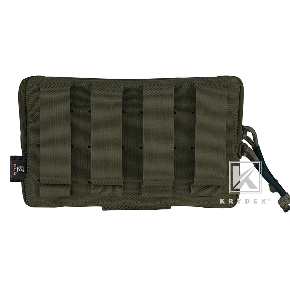 KRYDEX Tactical Admin Pouch Utility Pouch BELT / MOLLE Organizer Ranger Green