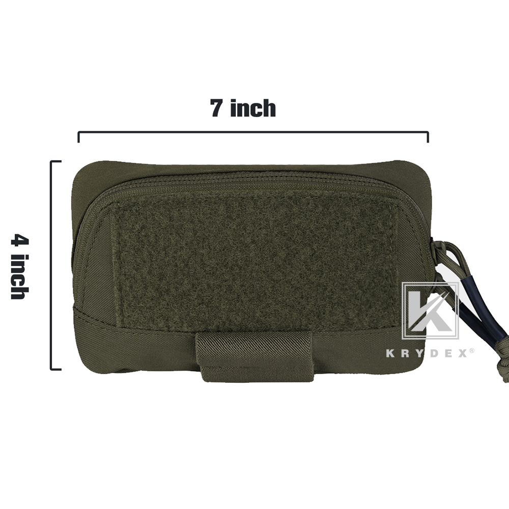 KRYDEX Tactical Admin Pouch Utility Pouch BELT / MOLLE Organizer Ranger Green