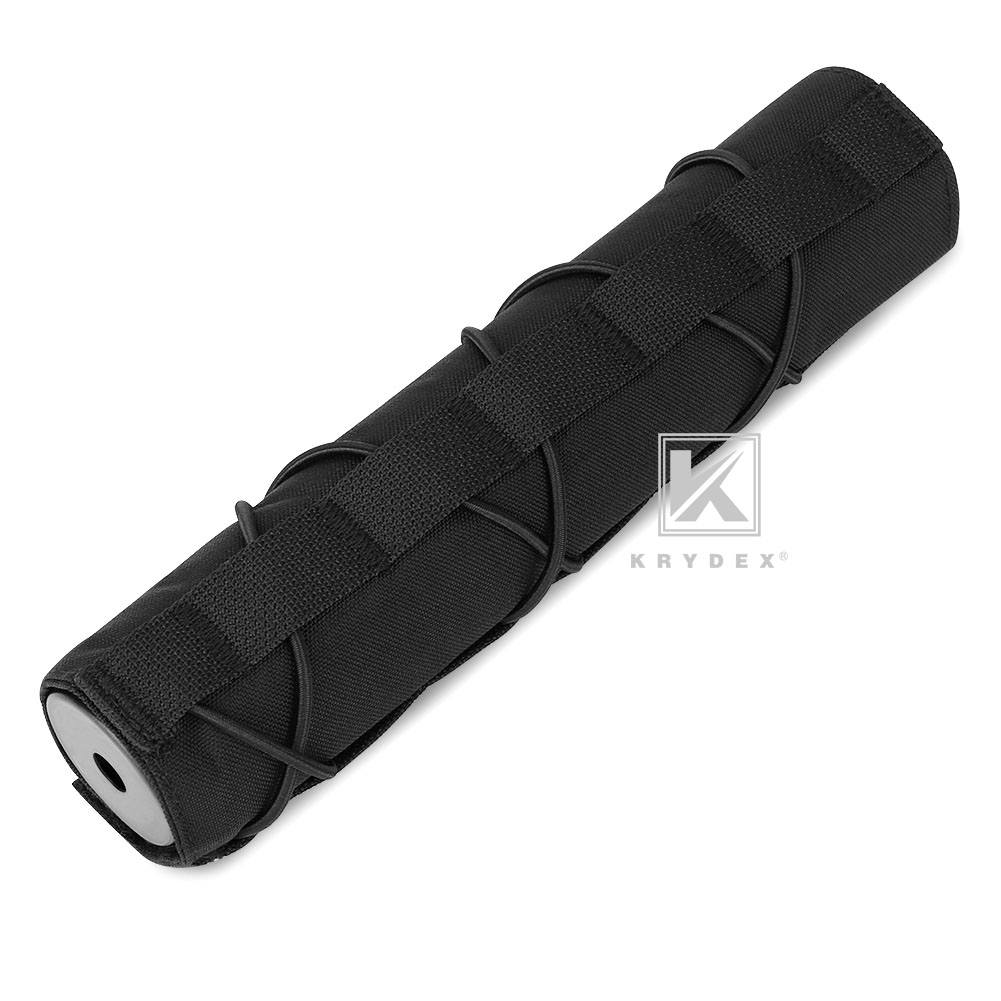 KRYDEX 8.7inch 22cm Silencer Cover Suppressor Mirage Wrap Muffler Head Protector