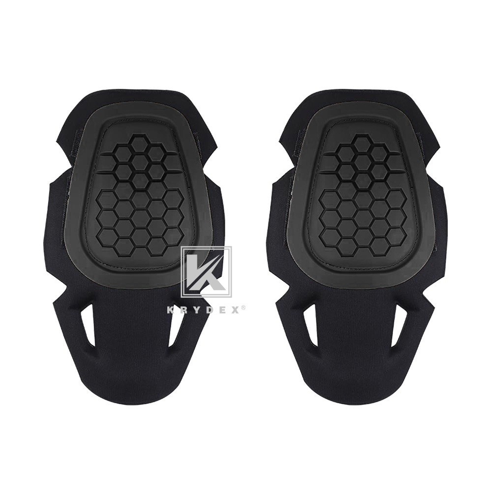 KRYDEX Tactical Knee Pad G4 Impact Combat Pants Joint Protection Kneecap Airsoft Black