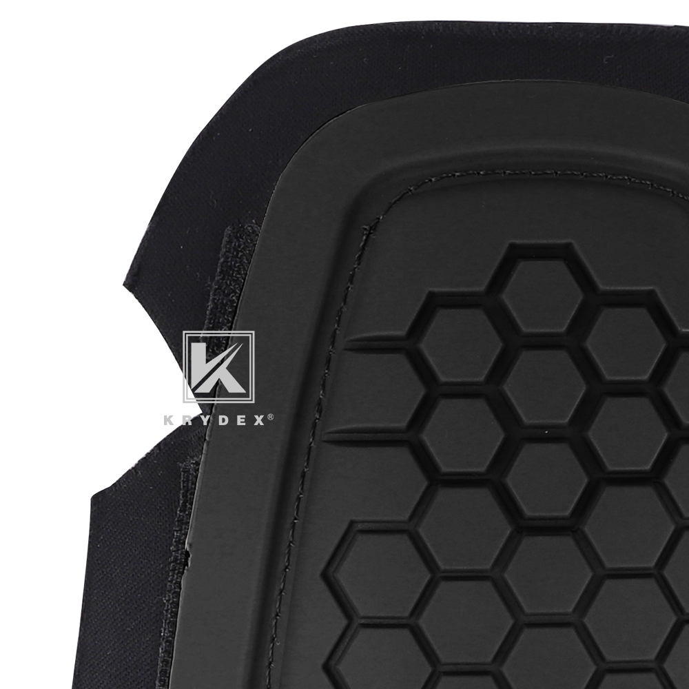 KRYDEX Tactical Knee Pad G4 Impact Combat Pants Joint Protection Kneecap Airsoft Black