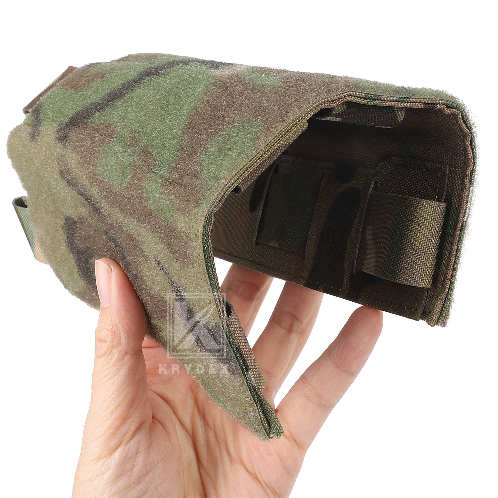 KRYDEX Tactical MOLLE Hook & Loop Converter Panel for Vest, Pouches & Patches