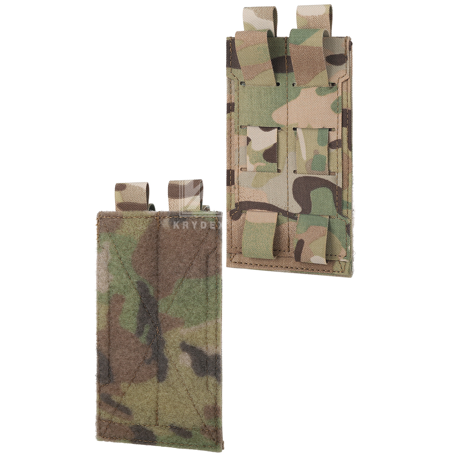 Krydex Tactical MOLLE Hook & Loop Adapter Panel 3x5.7 for Vest Pouches Patches